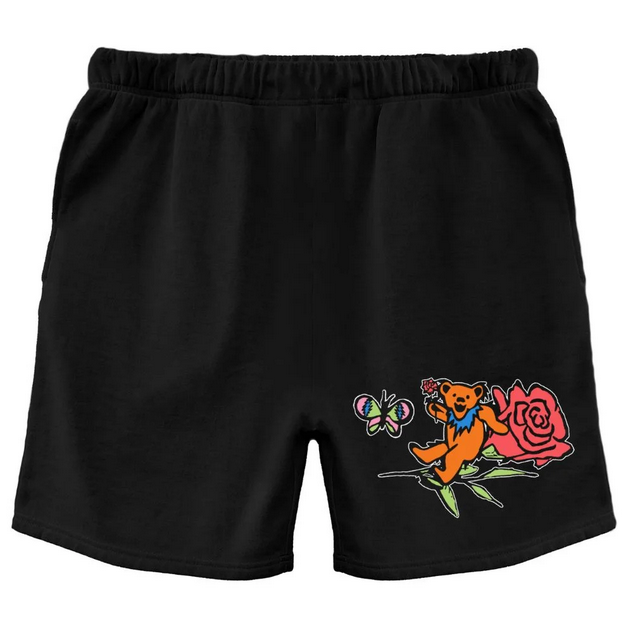 Unisex Grateful Dead Bears and Roses Shorts
