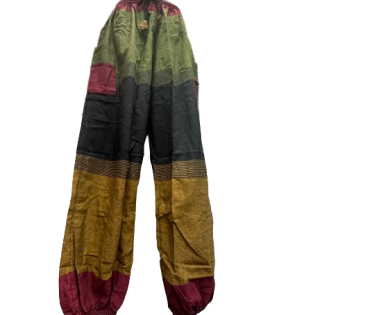 Unisex Baja Stripe Harem Pants
