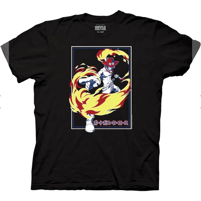 Men's One Piece Fire Fist Ace T-Shirt