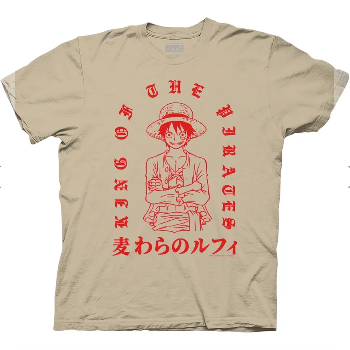 Men's One Piece King of the Pirates Monkey D. Luffy T-Shirt