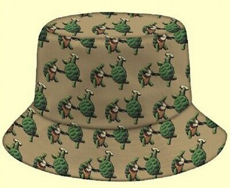 Grateful Dead Jumble Pattern Logo Bucket Hat