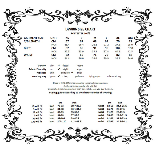 Women's Steampunk Dye Asymmetric Dress