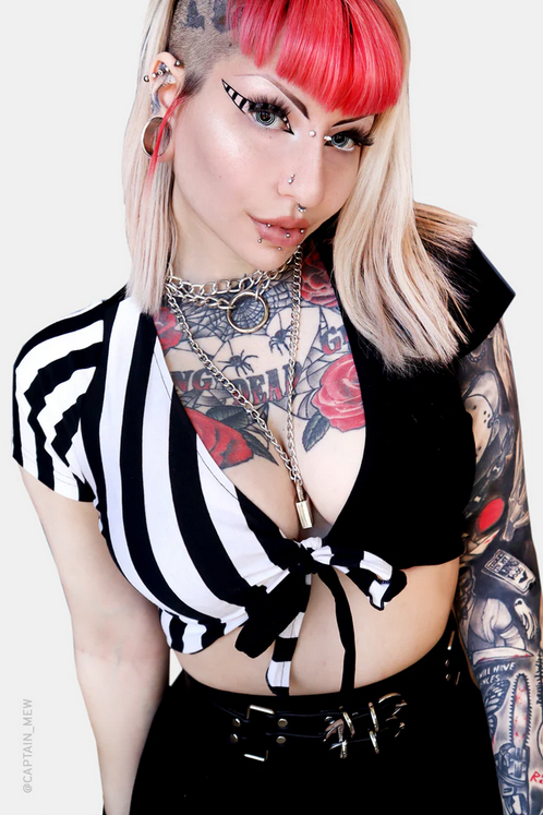 Women's Ghost Town Front Tie Top