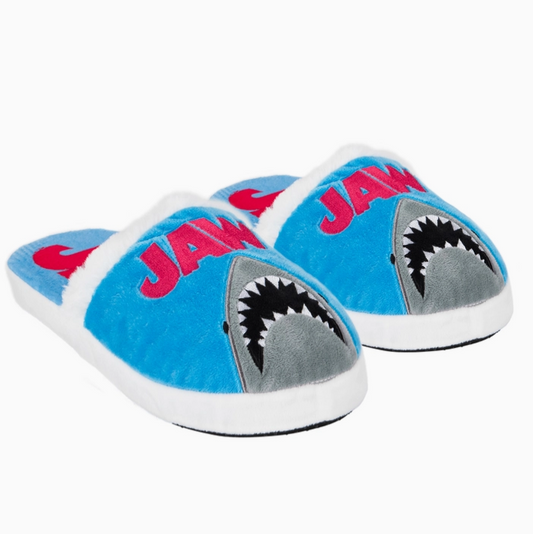 Jaws Fuzzy Slide Slippers