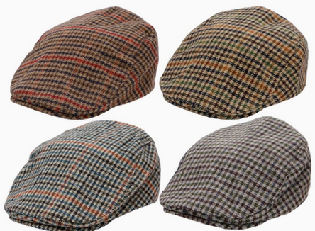 Classic Tweed Newsie Flat Cap
