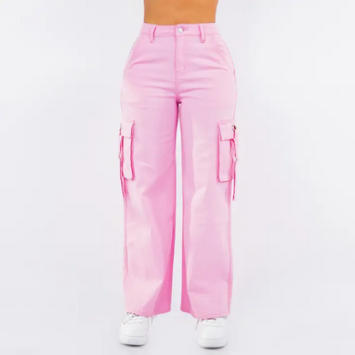 Women's Wide Leg Cargo Pants