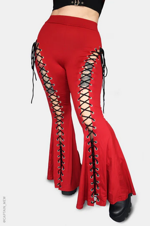 Women's Alice Lace Up Flare Pants
