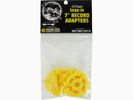 7" 45RPM Record Adapter 10 Pack