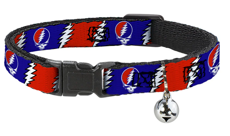 Assorted Grateful Dead Plastic Clip Cat Collars