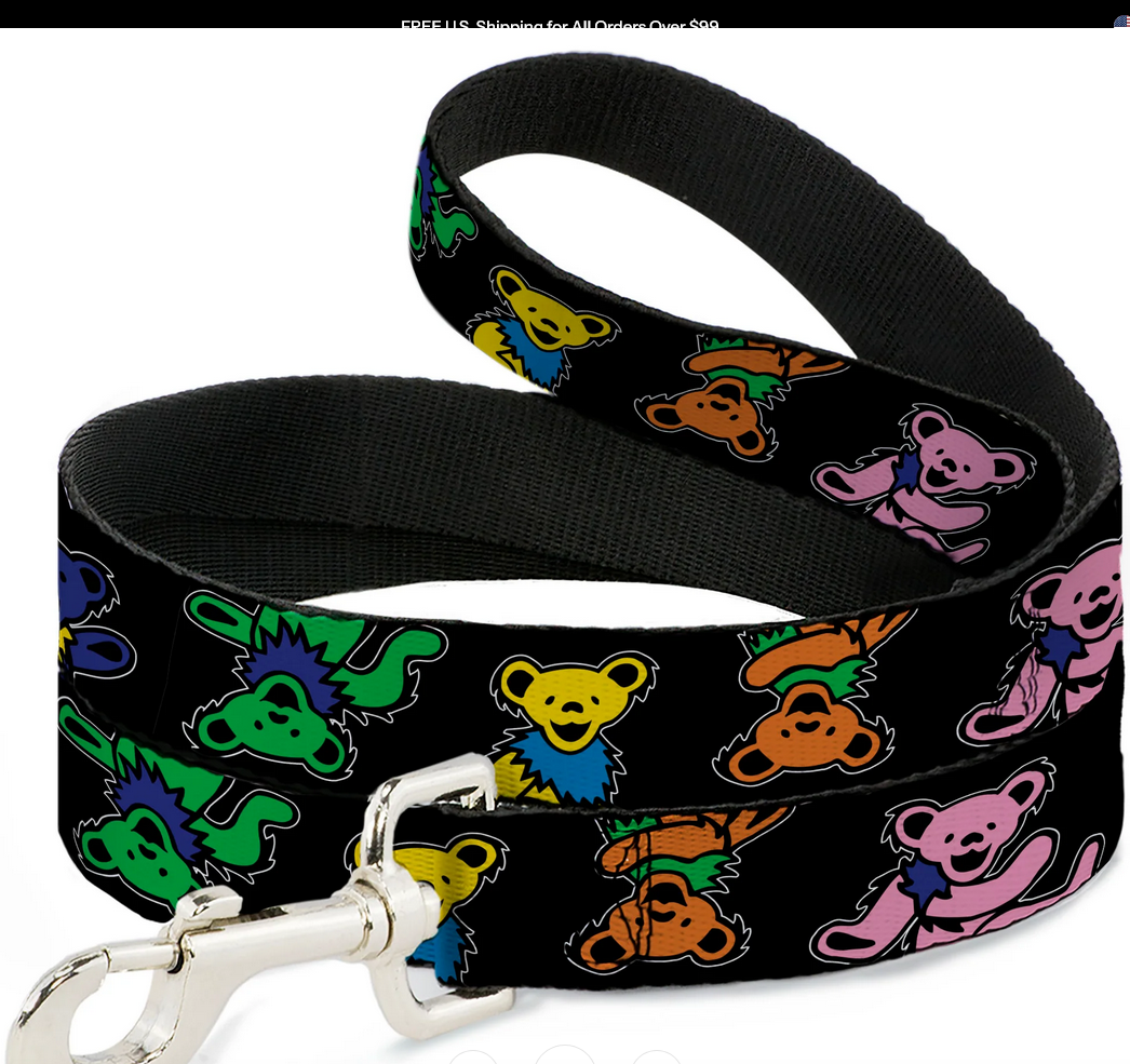 Assorted Grateful Dead Thin Dog Leash
