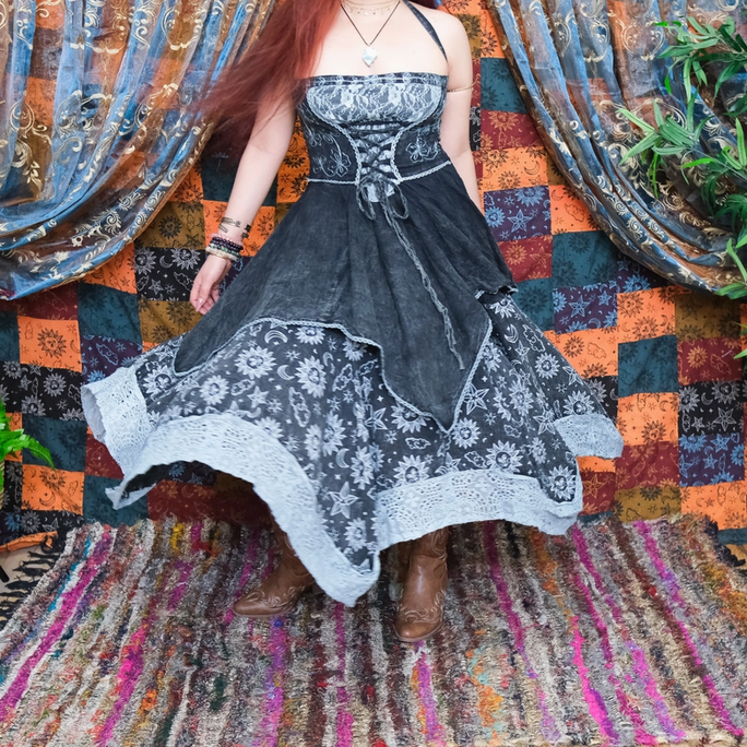 Women's Witchy Asymmetrical Pixie Dress