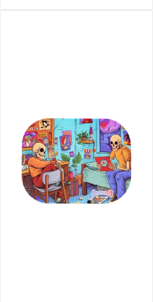 Sunshine Joy Grateful Dead Rolling Trays Lids