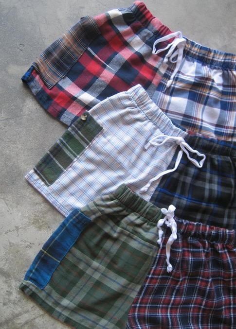 Unisex Eco Flannel Shorts with Pocket
