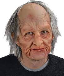 Halloween Mask - Super Soft Old Man - HalfMoonMusic