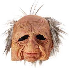 Halloween Mask - Super Soft Old Man - HalfMoonMusic