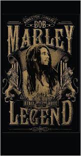 Bob Marley Legend Towel - HalfMoonMusic