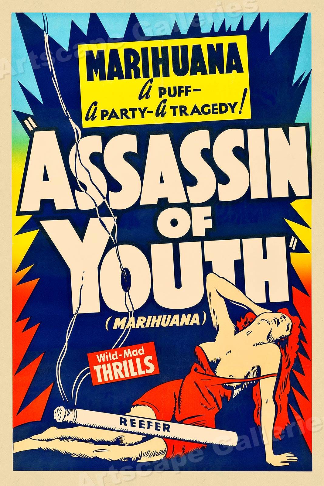 Assassin of Youth Poster - HalfMoonMusic