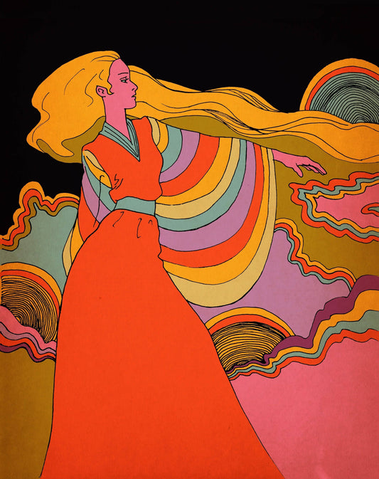 70's Goddess Art Print