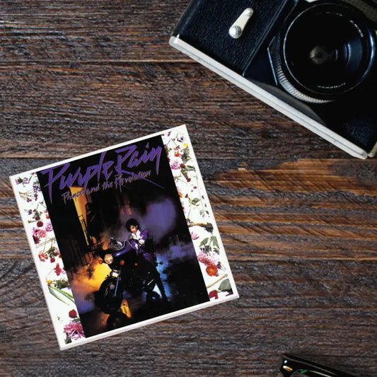 Prince Purple Rain Album Coaster
