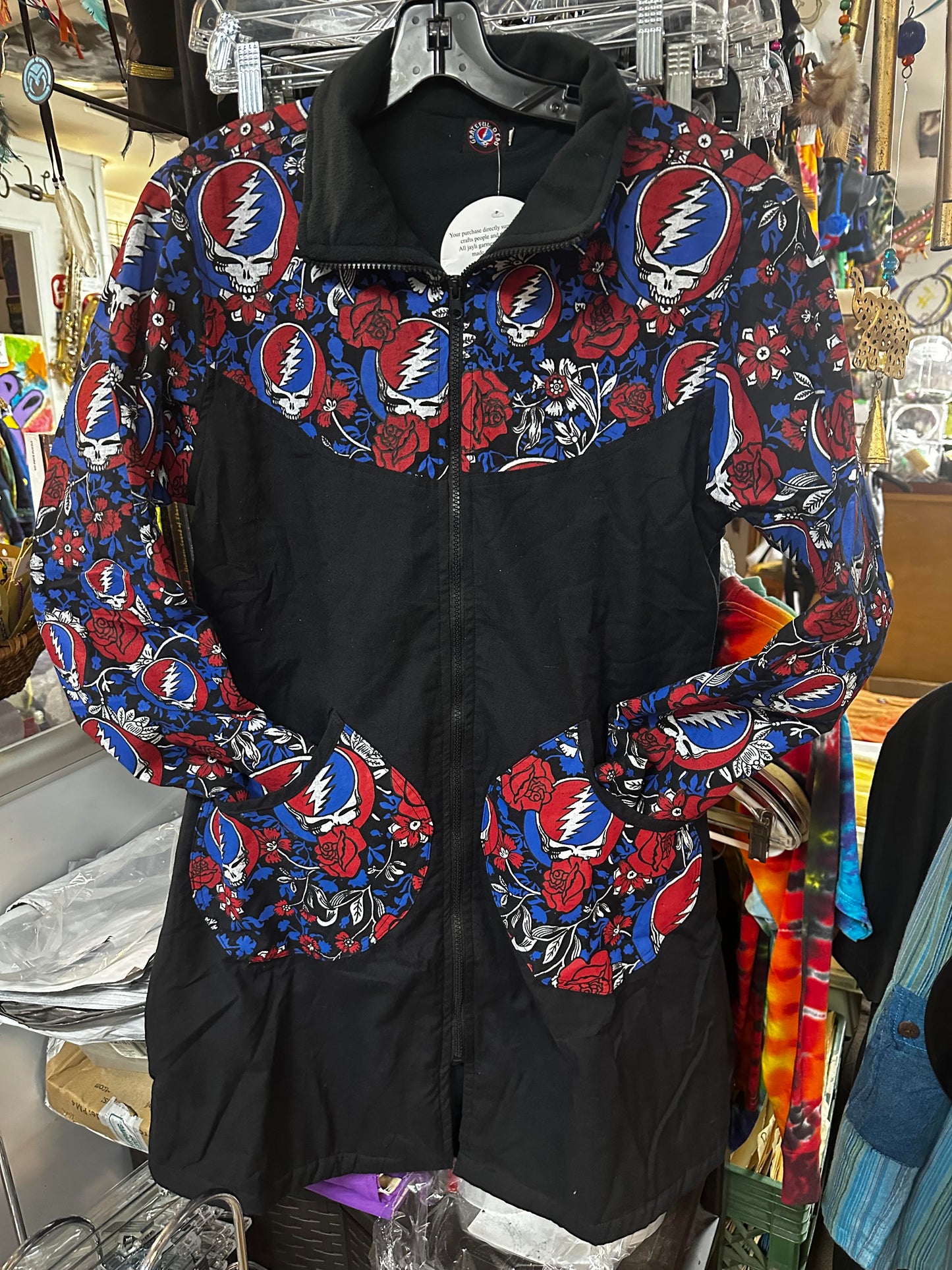 Women's SYF & Rose Fleece Lined Duster Jacket