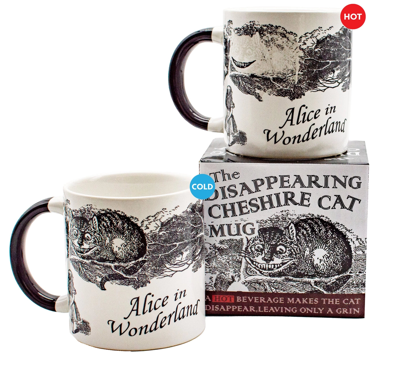 Disappearing Cheshire Cat Mug