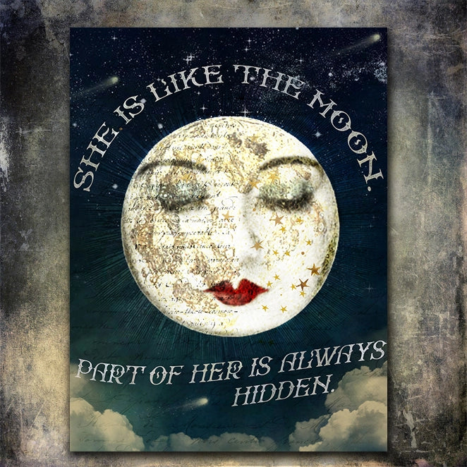 Like The Moon Art Print