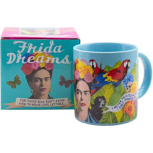 Frida Kahlo Coffee Art Mug - HalfMoonMusic