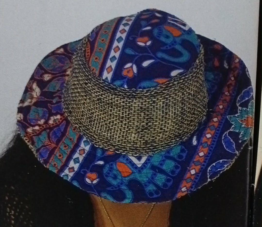 Unisex Indian Print Cotton Hemp Hat