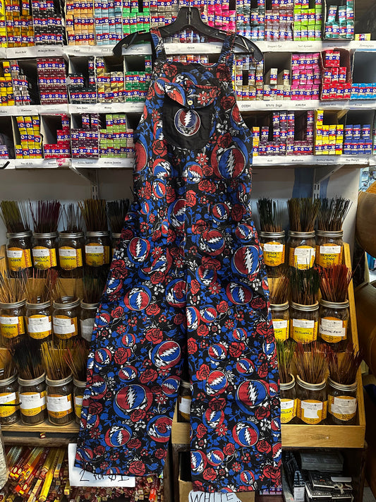 Women's SYF & Roses Wide Leg Overalls