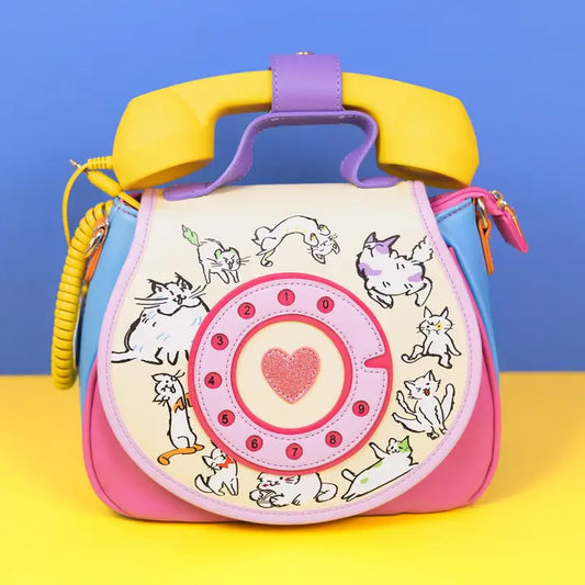 Ring Ring Phone Convertible Handbag Kitties