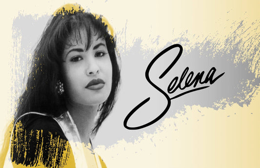 11x17 Selena Yellow Countertop Poster - HalfMoonMusic