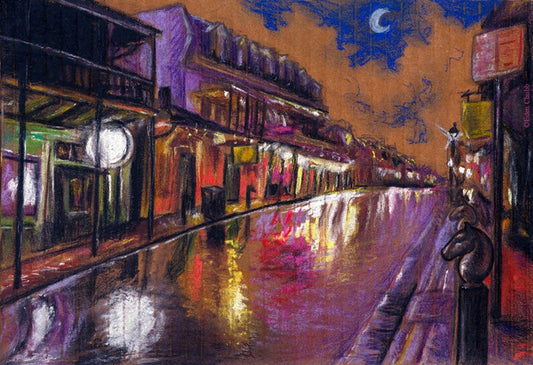 French Quarter After The Rain Art Print