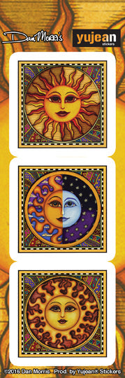 Dan Morris 3 Suns Sticker