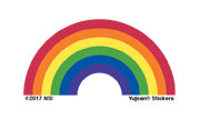 Mini Rainbow Sticker