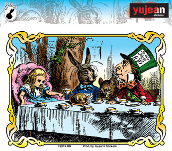 Alice in Wonderland The Tea Party Sticker