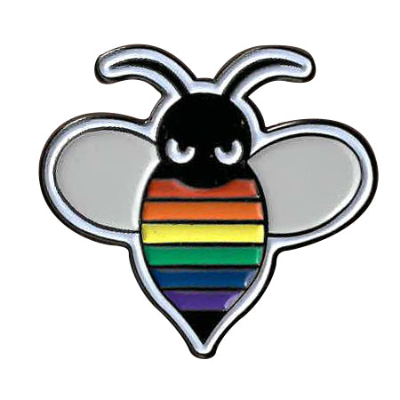 Pride Bee Enamel Pin