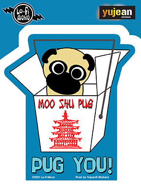 Moo Shu Pug sticker