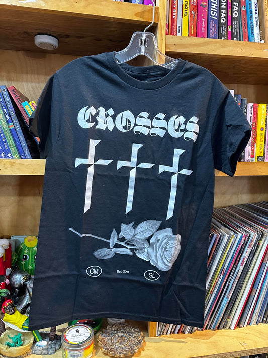 Men's Crosses Rose Logo T-Shirt