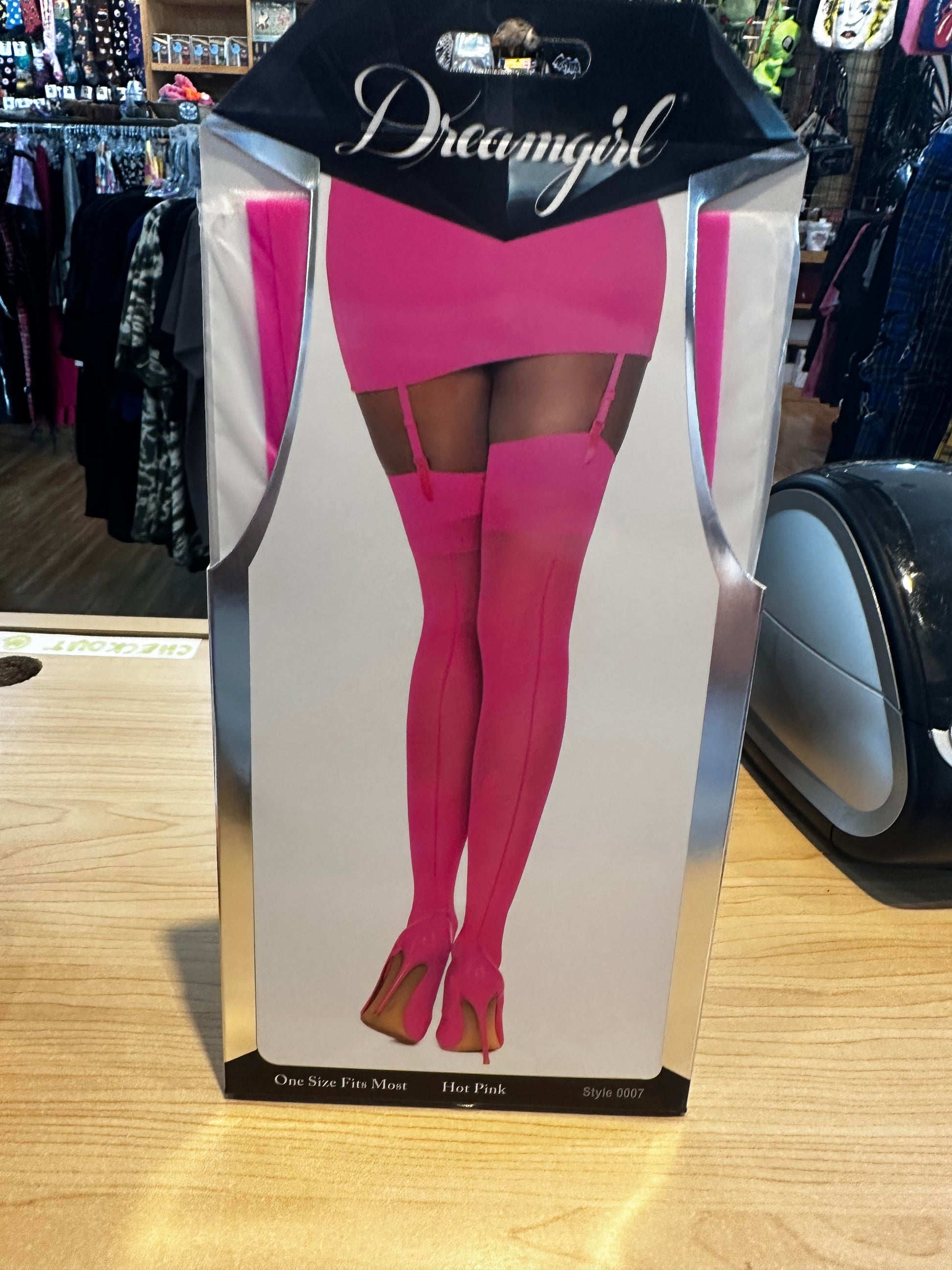 Women's Halloween Accessory - Sheer Thigh High Stocking - HalfMoonMusic