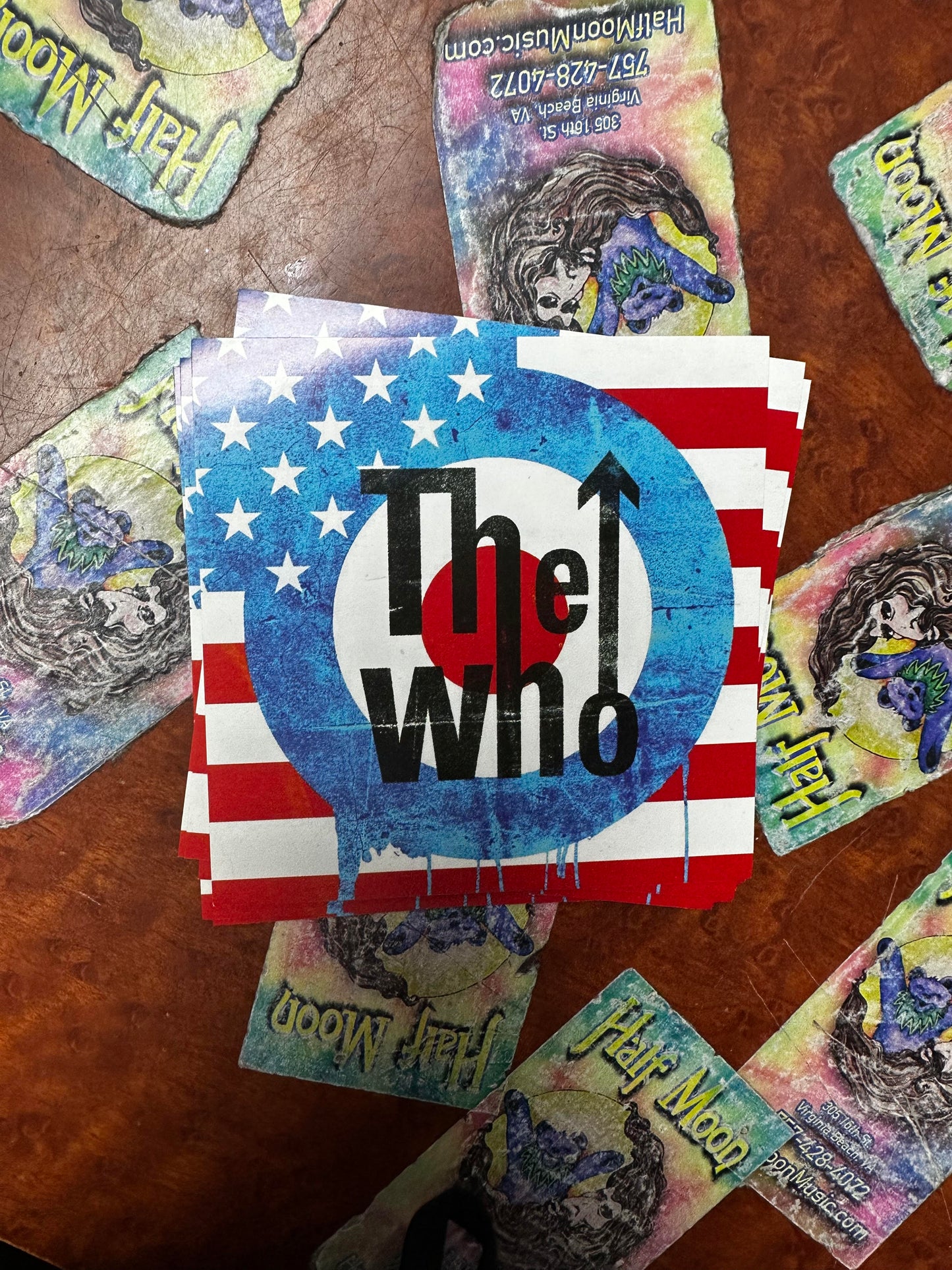 The Who American Flag Sticker