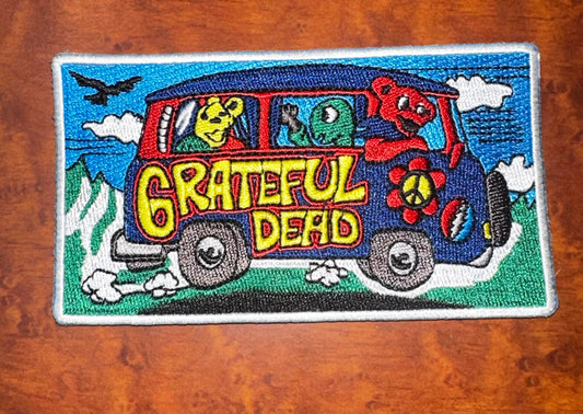 Grateful Dead Bear Bus Patch - HalfMoonMusic