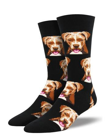 Women's Pit Bull Crew Socks - HalfMoonMusic