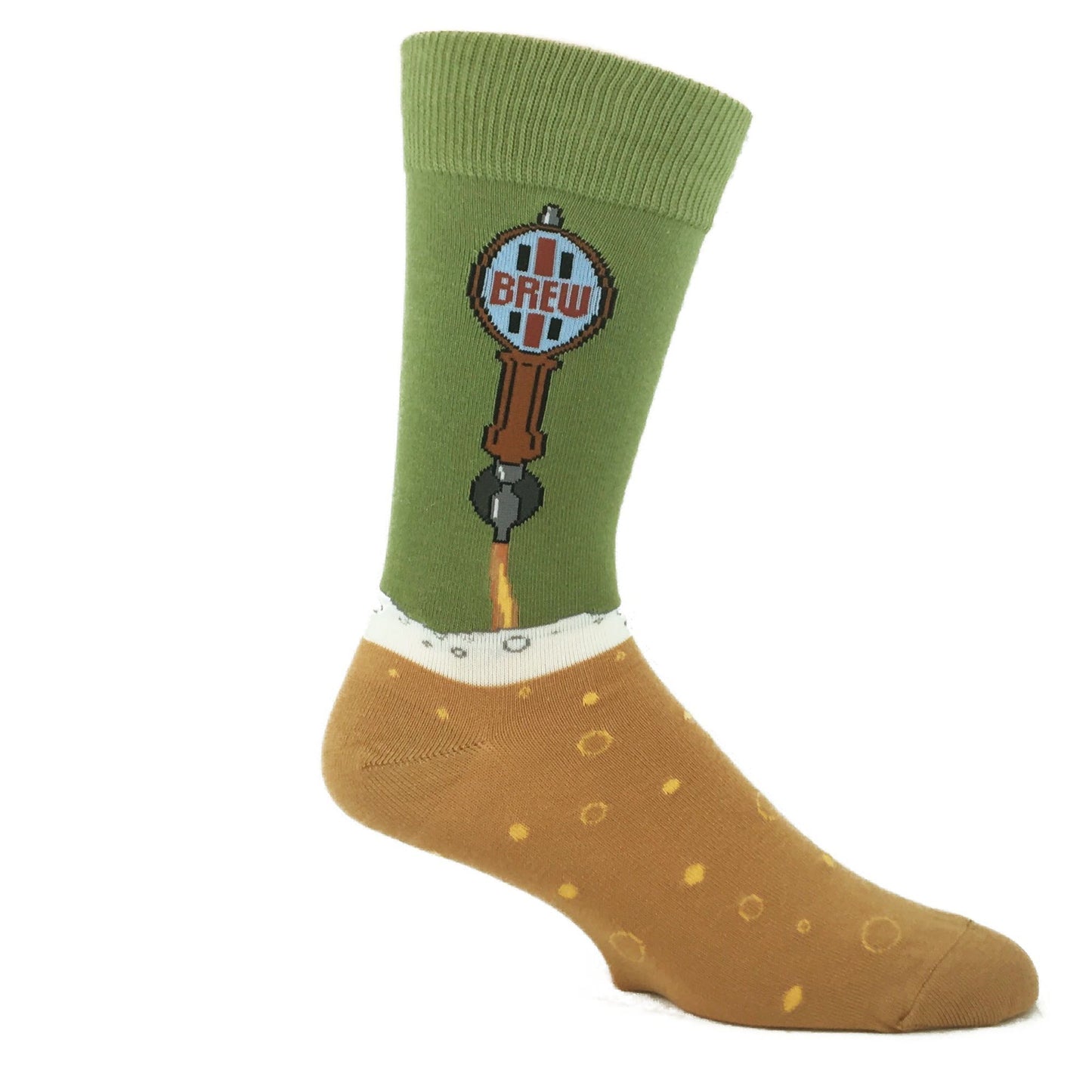 Men's Beer Taps Crew Socks - HalfMoonMusic