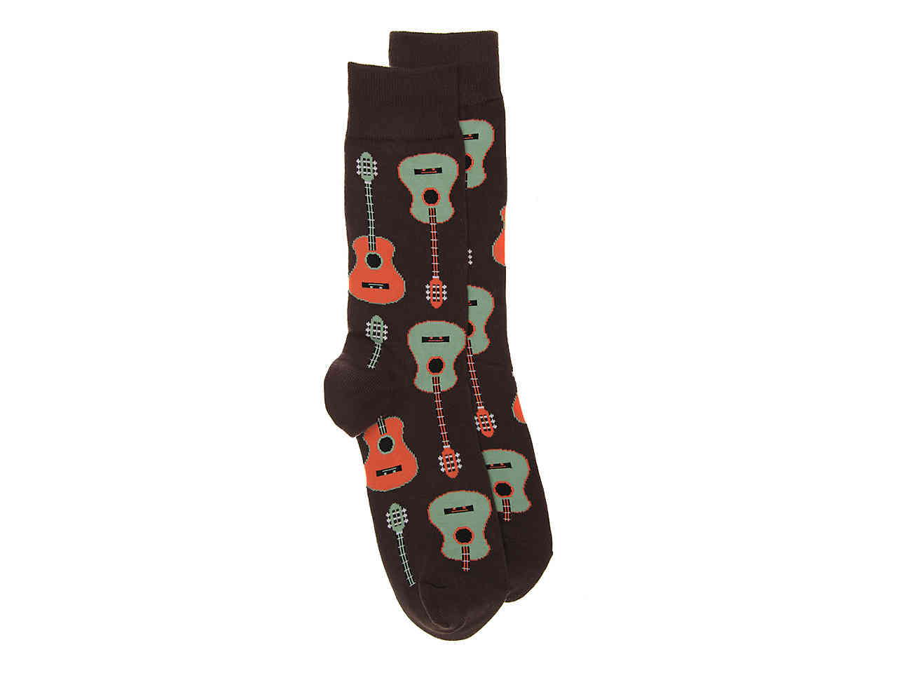 Men's Guitars Crew Socks - HalfMoonMusic