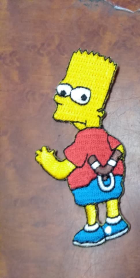 Bart Simpson Patch - HalfMoonMusic