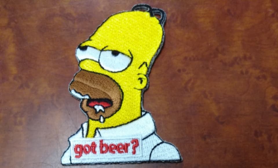 Homer Simpson Patch - HalfMoonMusic