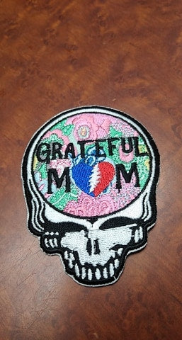 Grateful Dead Grateful Mom Patch - HalfMoonMusic