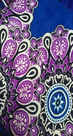 Womens Pattern Harem Jumpsuit With Pockets - HalfMoonMusic