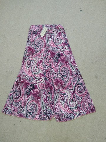 Womens Paisley Gypsy Bell Pants - HalfMoonMusic