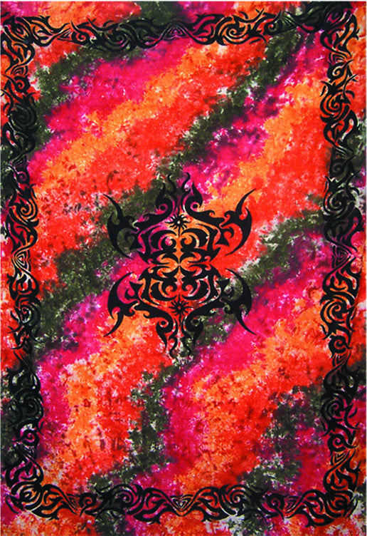 Small Knot Tie-dye Tapestry - HalfMoonMusic